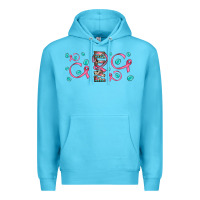 Ocean Blue faith ribbon gemstone Premium Hoodie - JahusDesignShop