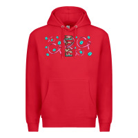 Red faith ribbon gemstone Premium Hoodie - JahusDesignShop