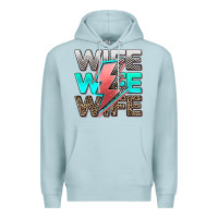Blue Mist racing wife wife wife Premium Hoodie - AdoDesignShop