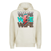Oatmeal Heather racing wife wife wife Premium Hoodie - AdoDesignShop