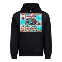 Black just a girl who loves camping Urban Hoodie - JahusDesignShop