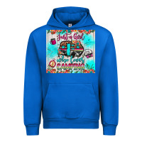 Cobalt just a girl who loves camping Urban Hoodie - JahusDesignShop