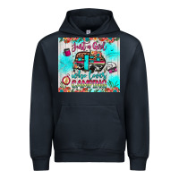 Navy just a girl who loves camping Urban Hoodie - JahusDesignShop
