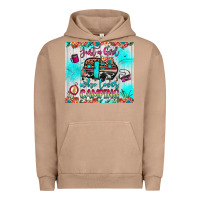 Pigment Burro just a girl who loves camping Urban Hoodie - JahusDesignShop