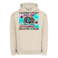 Pigment French Oak just a girl who loves camping Urban Hoodie - JahusDesignShop