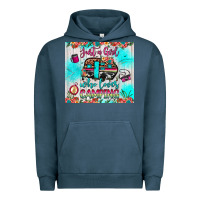 Pigment Midnight Navy just a girl who loves camping Urban Hoodie - JahusDesignShop