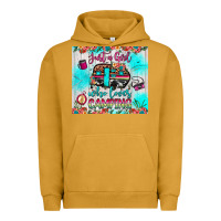 Pigment Peanut Butter just a girl who loves camping Urban Hoodie - JahusDesignShop