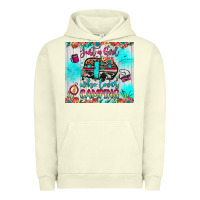 Pigment Pistachio just a girl who loves camping Urban Hoodie - JahusDesignShop