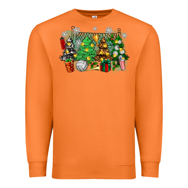 Christmas Trees With Tennis Premium Sweatshirt by Zillion Design Studio | Teevron