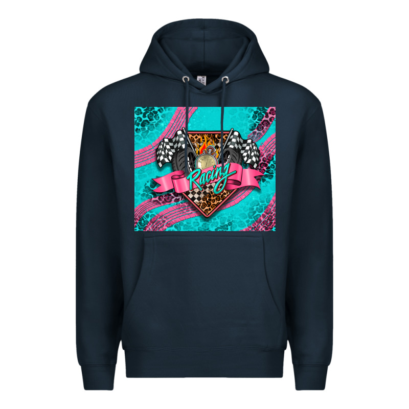 Racing Pink Premium Hoodie by AdoDesignShop | Teevron