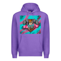 Purple racing pink Premium Hoodie - AdoDesignShop