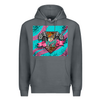 Rock racing pink Premium Hoodie - AdoDesignShop