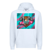 White racing pink Premium Hoodie - AdoDesignShop