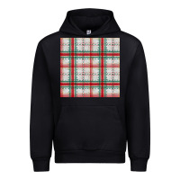 Foreset Green christmas plaid seamless pattern Urban Hoodie - BundleAndBundleShop