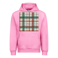 Fuchsia Pink christmas plaid seamless pattern Urban Hoodie - BundleAndBundleShop