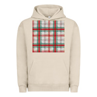 Pigment French Oak christmas plaid seamless pattern Urban Hoodie - BundleAndBundleShop