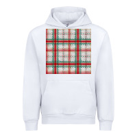 White christmas plaid seamless pattern Urban Hoodie - BundleAndBundleShop