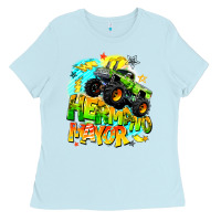 Baby Blue hermano mayor Ladies Tee - BarkalooDesign