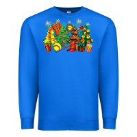 True Royal christmas trees with softball Premium Sweatshirt - Zillion Design Studio