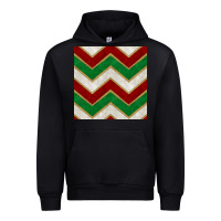 Foreset Green christmas stripes seamless pattern Urban Hoodie - BundleAndBundleShop