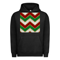 Pigment Black christmas stripes seamless pattern Urban Hoodie - BundleAndBundleShop