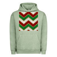 Pigment Oil Green christmas stripes seamless pattern Urban Hoodie - BundleAndBundleShop