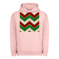 Pigment Salmon christmas stripes seamless pattern Urban Hoodie - BundleAndBundleShop