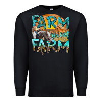 Black farm sweet farm with horses Premium Sweatshirt - texasbilliewilder