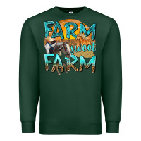 Sports Green farm sweet farm with horses Premium Sweatshirt - texasbilliewilder