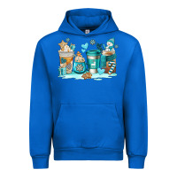 Cobalt winter coffe cups Urban Hoodie - AdoDesignShop
