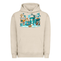 Pigment French Oak winter coffe cups Urban Hoodie - AdoDesignShop