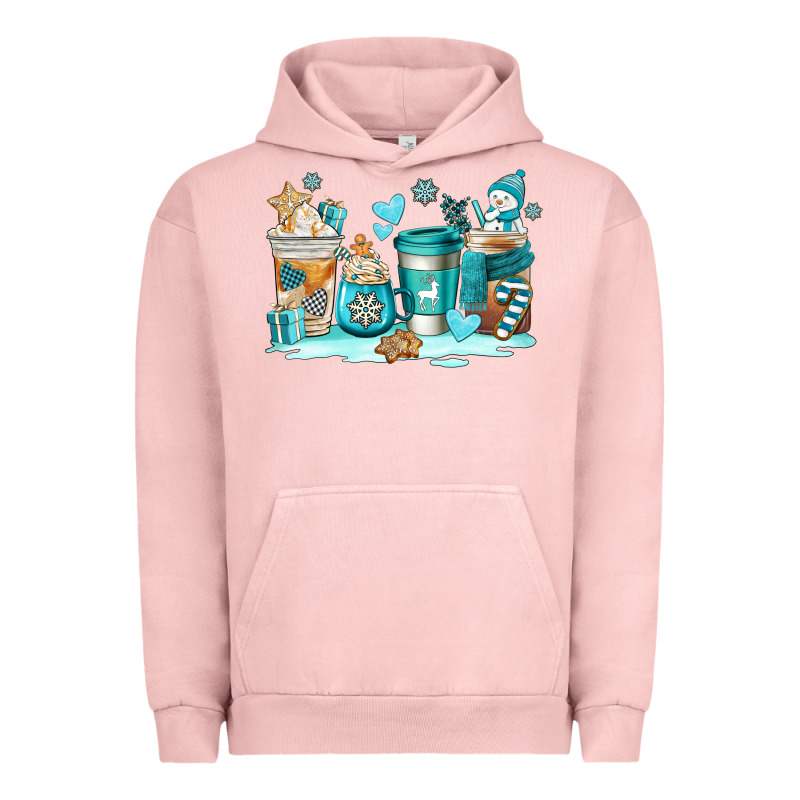 Winter Coffe Cups Urban Hoodie by AdoDesignShop | Teevron