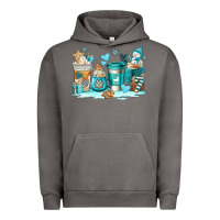 Pigment Tornado winter coffe cups Urban Hoodie - AdoDesignShop
