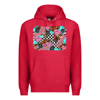 Cardinal race day background Premium Hoodie - AdoDesignShop