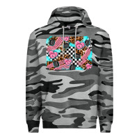 Slate Camo race day background Premium Hoodie - AdoDesignShop