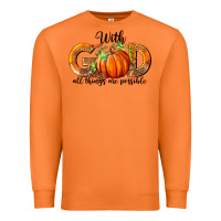Carrot With God All Thing Are Possible Premium Sweatshirt - RanaPortraitStore