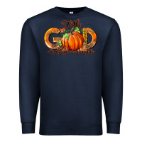Navy With God All Thing Are Possible Premium Sweatshirt - RanaPortraitStore