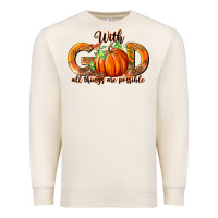 Sandshell With God All Thing Are Possible Premium Sweatshirt - RanaPortraitStore