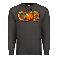 Smoke With God All Thing Are Possible Premium Sweatshirt - RanaPortraitStore