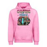 Fuchsia Pink camping vibes Urban Hoodie - JahusDesignShop