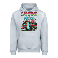 Heather Grey camping vibes Urban Hoodie - JahusDesignShop