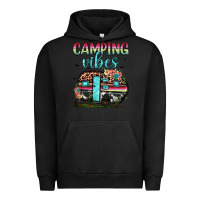 Pigment Black camping vibes Urban Hoodie - JahusDesignShop