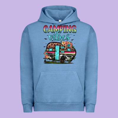 Camping Vibes Urban Hoodie Designed By Jahusdesignshop
