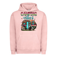 Pigment Salmon camping vibes Urban Hoodie - JahusDesignShop