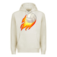 Oatmeal Heather volleyball Premium Hoodie - JahusDesignShop