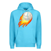 Ocean Blue volleyball Premium Hoodie - JahusDesignShop