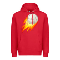 Red volleyball Premium Hoodie - JahusDesignShop