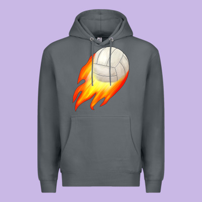 Volleyball Premium Hoodie Designed By Jahusdesignshop