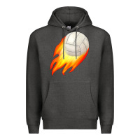 Charcoal Heather volleyball Premium Hoodie - JahusDesignShop