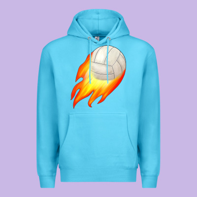 Volleyball Premium Hoodie Designed By Jahusdesignshop